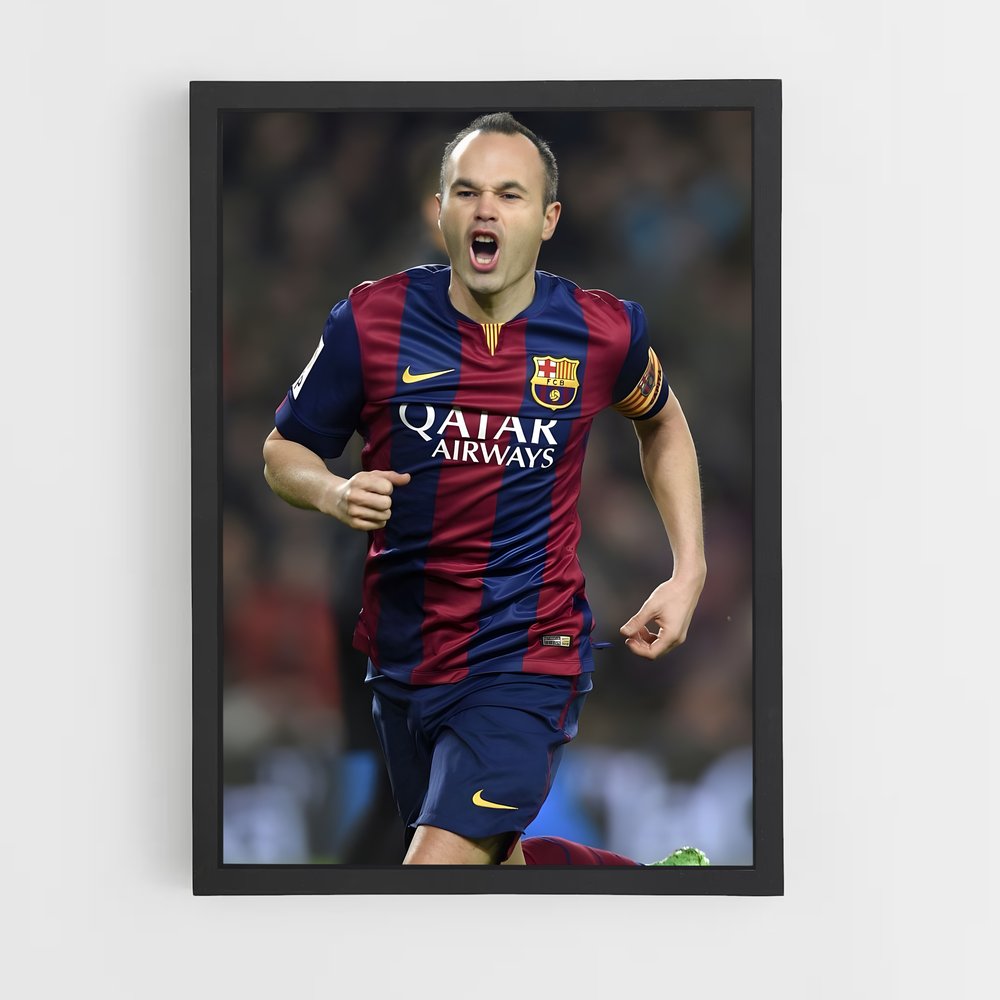 Poster L'Élan d'Iniesta (vue 2)